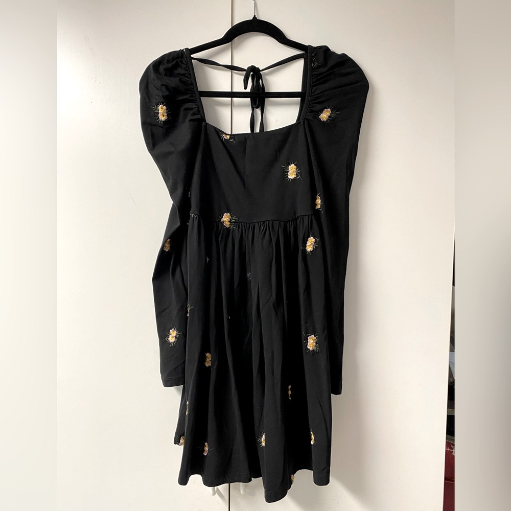 ASOS Black Babydoll Dress